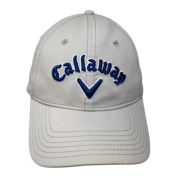 Callaway Spell Out Slideback Hat Gray One Size Adjustable Embroidered - Picture 1 of 9